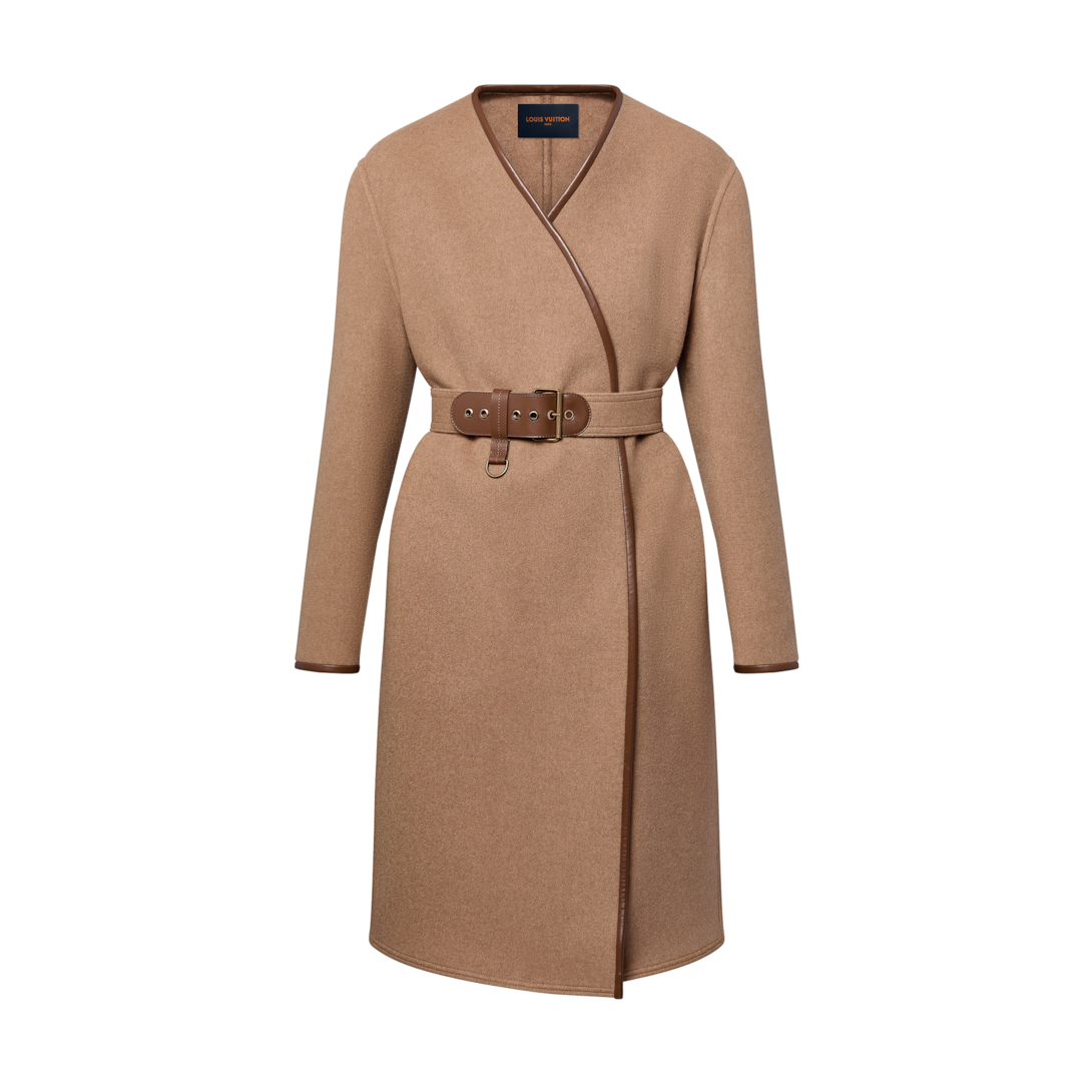 Long Belted Wrap Coat - Women - Ready-to-Wear | LOUIS VUITTON ®